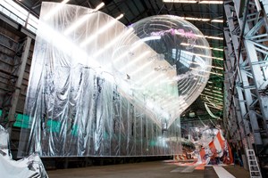 Lee Bul, 'Willing To Be Vulnerable', 2015–16. Installation view at the 20th Biennale of Sydney (2016) at Cockatoo Island. Courtesy the artist. Photographer: Ben Symons.